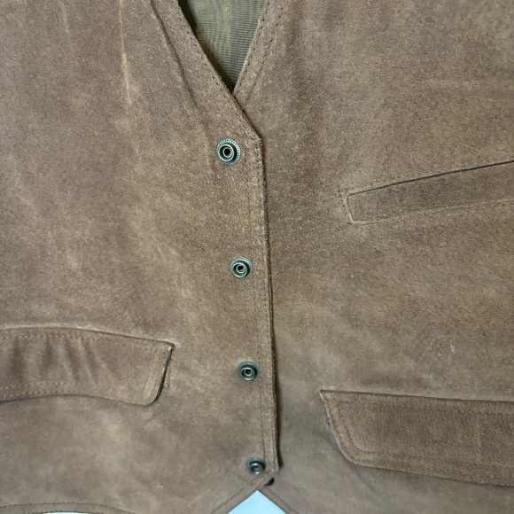 Lautreamont, Vintage Women's Suede Vest. Size F/M. - Picture 2 of 5